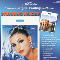 Custom Image Digitally Printed Plastic Shopping Bags